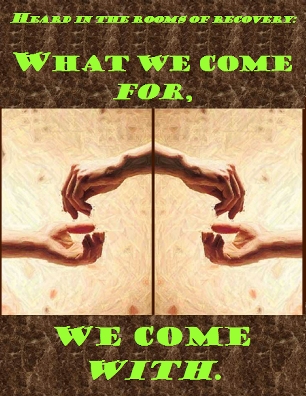 What we come for, we come with. #Getting #Bringing #Recovery